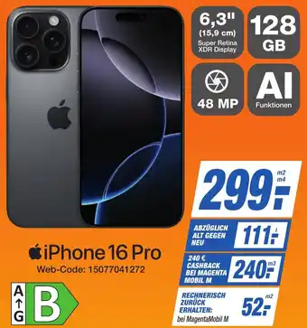 K+B Expert Apple iPhone 16 Pro Angebot
