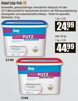 V Baumarkt Knauf Easy-Putz Angebot