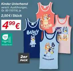 KiK Kinder Unterhemd Angebot