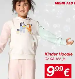KiK Kinder Hoodie Angebot
