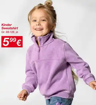 KiK Kinder Sweatshirt Angebot