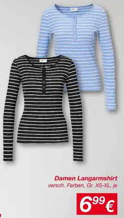 KiK Damen Langarmshirt Angebot