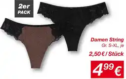 KiK Damen String Angebot