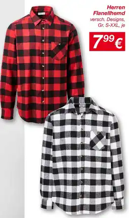 KiK Herren Flanellhemd Angebot