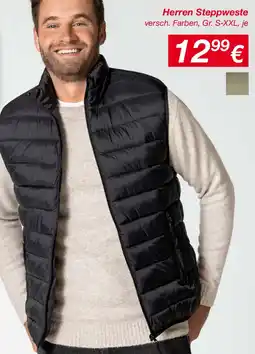 KiK Herren Steppweste Angebot