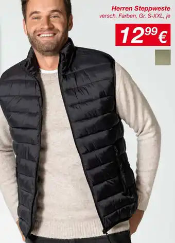 KiK Herren Steppweste Angebot