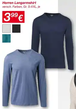 KiK Herren Langarmshirt Angebot
