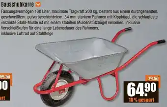 V Baumarkt Bauschubkarre Angebot
