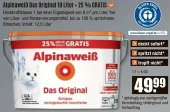 V Baumarkt Alpinaweiß Das Original Angebot
