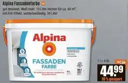 V Baumarkt Alpina Fassadenfarbe Angebot