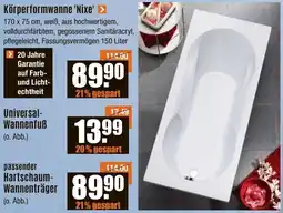 V Baumarkt Körperformwanne 'Nixe' Angebot