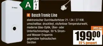 V Baumarkt Bosch Tronic Line Angebot