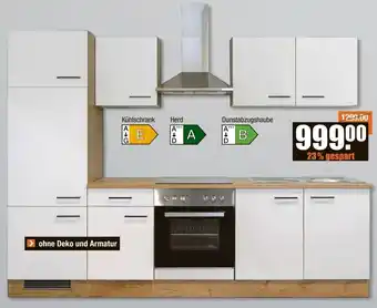 V Baumarkt Küchenzeile Avila Angebot