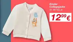 KiK Kinder collegejacke Angebot