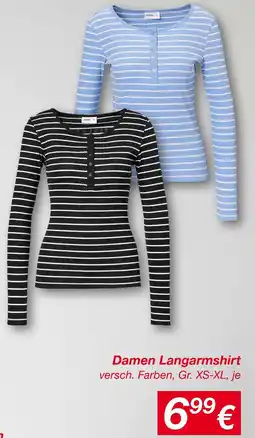 KiK Damen langarmshirt Angebot