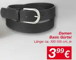 KiK Damen basic gürtel Angebot