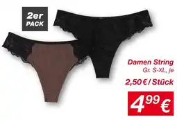 KiK Damen string Angebot