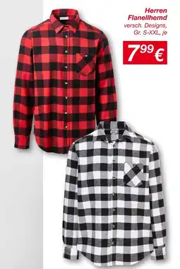 KiK Herren flanellhemd Angebot