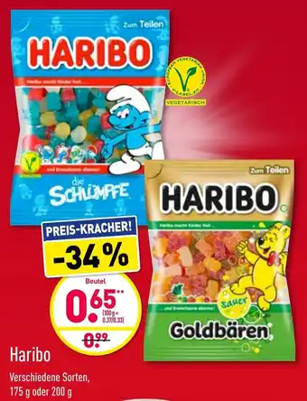 Aldi Nord Haribo 175/200g Angebot