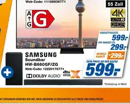 Expert Samsung gq55q7f5auxzg + soundbar hw-b660gf/zg Angebot