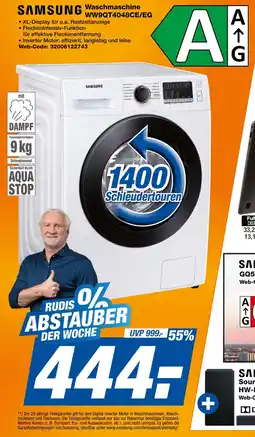 Expert Samsung waschmaschine ww9qt4048ce/eg Angebot