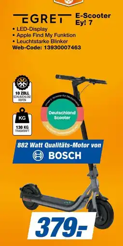 Expert Egret e-scooter ey! 7 Angebot