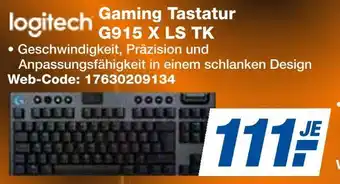 Expert Logitech gaming tastatur g915 x ls tk Angebot