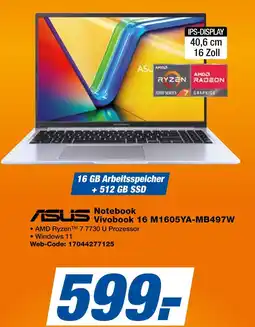 Expert Asus notebook vivobook 16 m1605ya-mb497w Angebot
