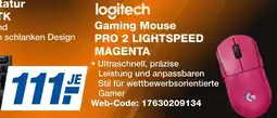 Expert Logitech gaming mouse pro 2 lightspeed magenta Angebot