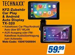 Expert Technaxx kfz-zubehör car play & android auto display tx-320 Angebot