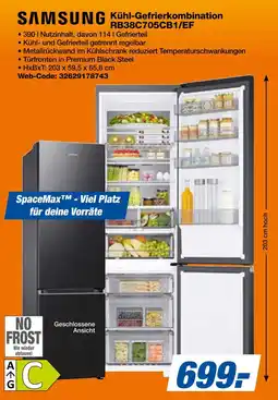 Expert Samsung kühl-gefrierkombination rb38c705cb1/ef Angebot