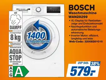 Expert Bosch waschmaschine wan28299 Angebot