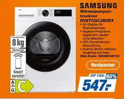 Expert Samsung wärmepumpentrockner dv8tcgc2b0ex Angebot