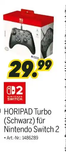 MEDIMAX Nintendo horipad turbo (schwarz) Angebot