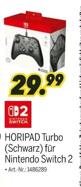 MEDIMAX Nintendo horipad turbo (schwarz) Angebot
