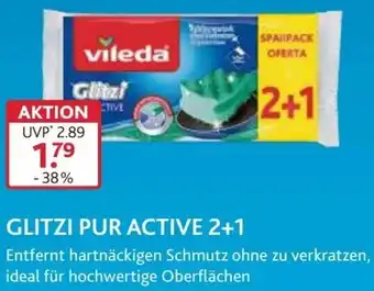 V Baumarkt Vileda glitzi pur active 2+1 Angebot