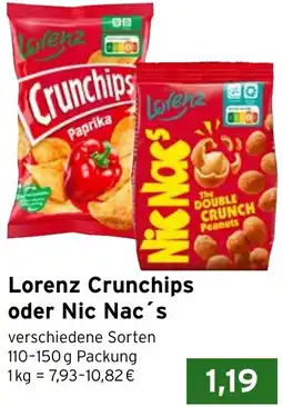 CAP Markt Lorenz Crunchips oder Nic Nac's Angebot