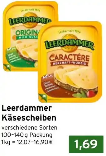 CAP Markt Leerdammer Käsescheiben Angebot