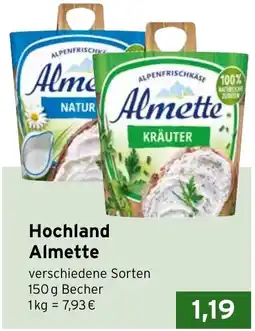 CAP Markt Hochland Almette Angebot