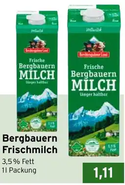 CAP Markt Bergbauern Frischmilch Angebot