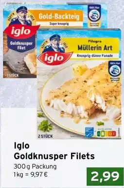 CAP Markt Iglo Goldknusper Filets Angebot