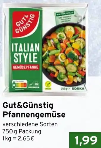 CAP Markt Gut&Günstig Pfannengemüse Angebot