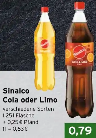 CAP Markt Sinalco Cola oder Limo Angebot