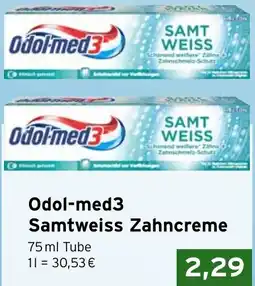CAP Markt Odol-med3 Samtweiss Zahncreme Angebot