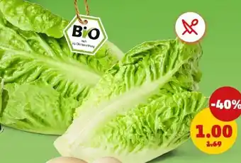 PENNY NATURGUT Deutsche Bio- Romana-Salat- herzen Angebot