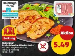 PENNY MÜHLENHOF Frische Schweine-Minutensteaks Angebot