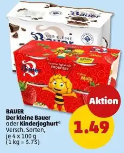 PENNY BAUER Der kleine Bauer oder Kinderjoghurt Angebot
