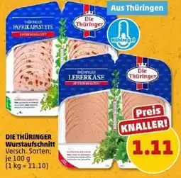 PENNY DIE THÜRINGER Wurstaufschnitt Angebot