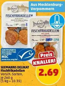 PENNY SEEMANNS DELIKAT Fischfrikadellen Angebot