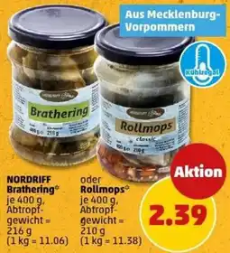 PENNY NORDRIFF Brathering oder Rollmops Angebot
